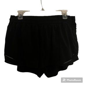 Lululemon Hotty Hot Low-Rise Lined Short 4" Black